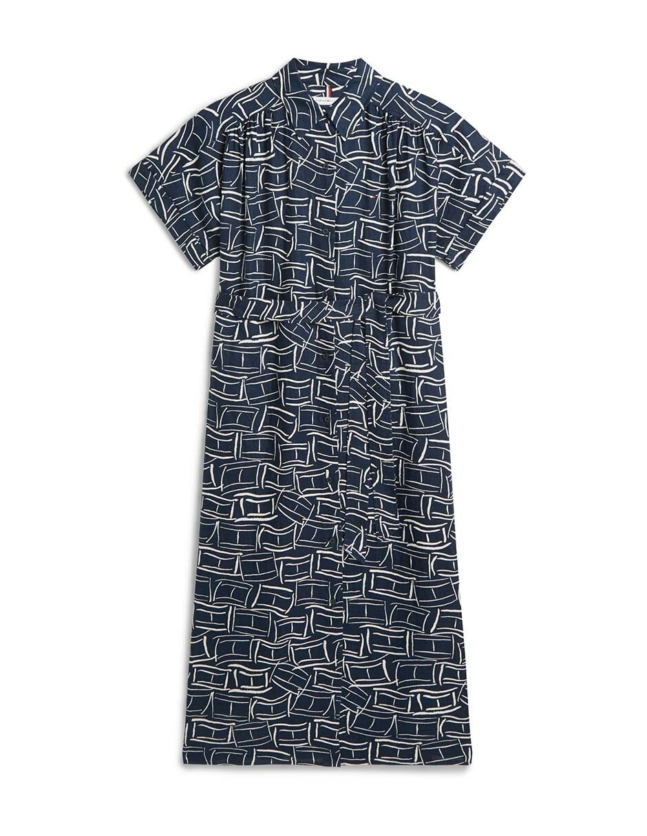 Vestido 3/4 casual hilfiger para mujer Vestido 3/4 casual hilfiger para mujer