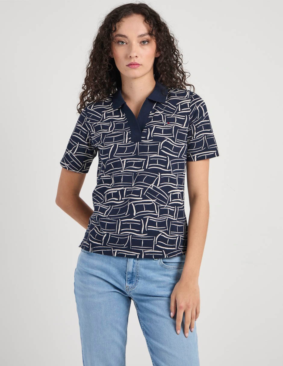 Playera tipo polo para mujer 2