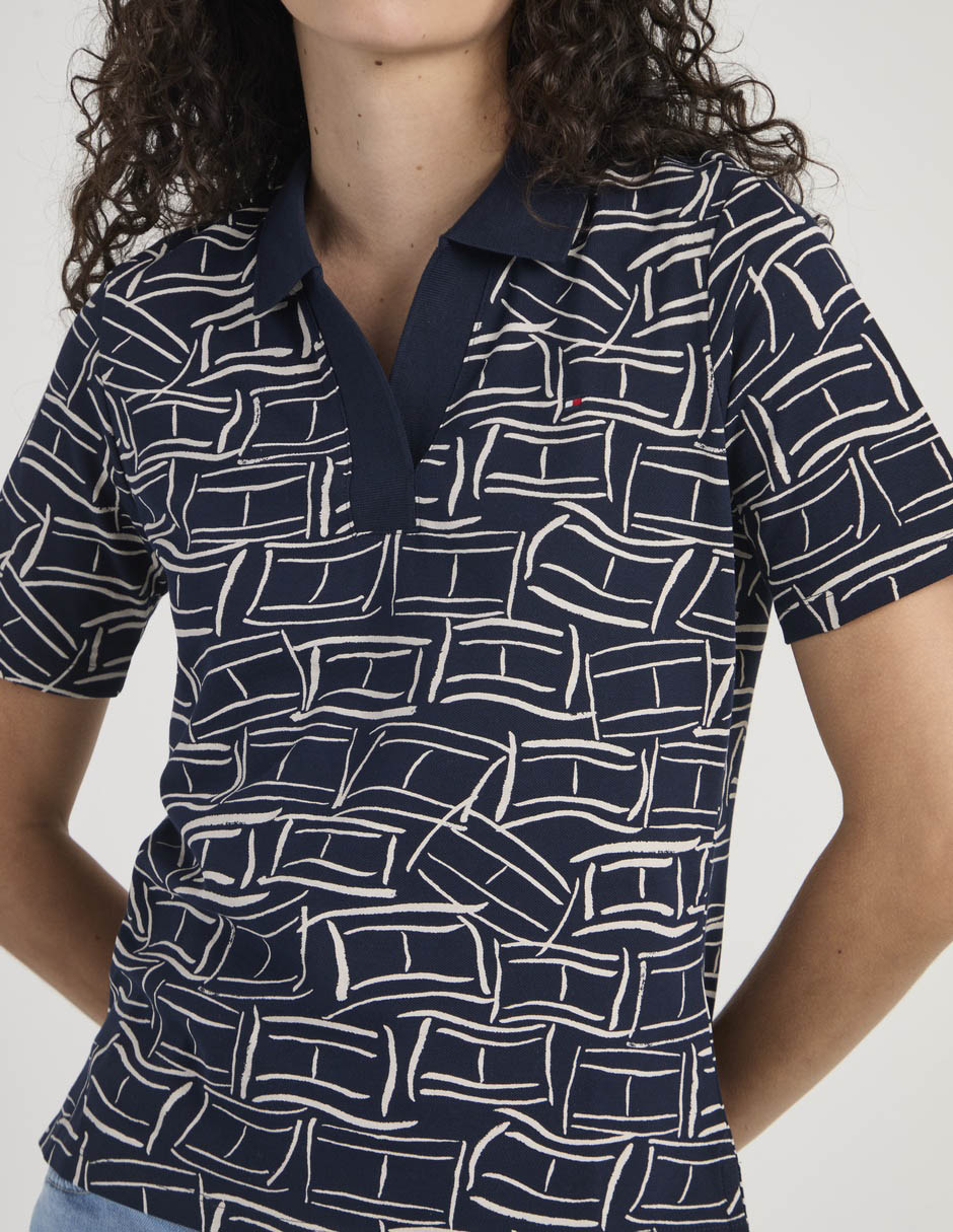 Playera tipo polo para mujer 4