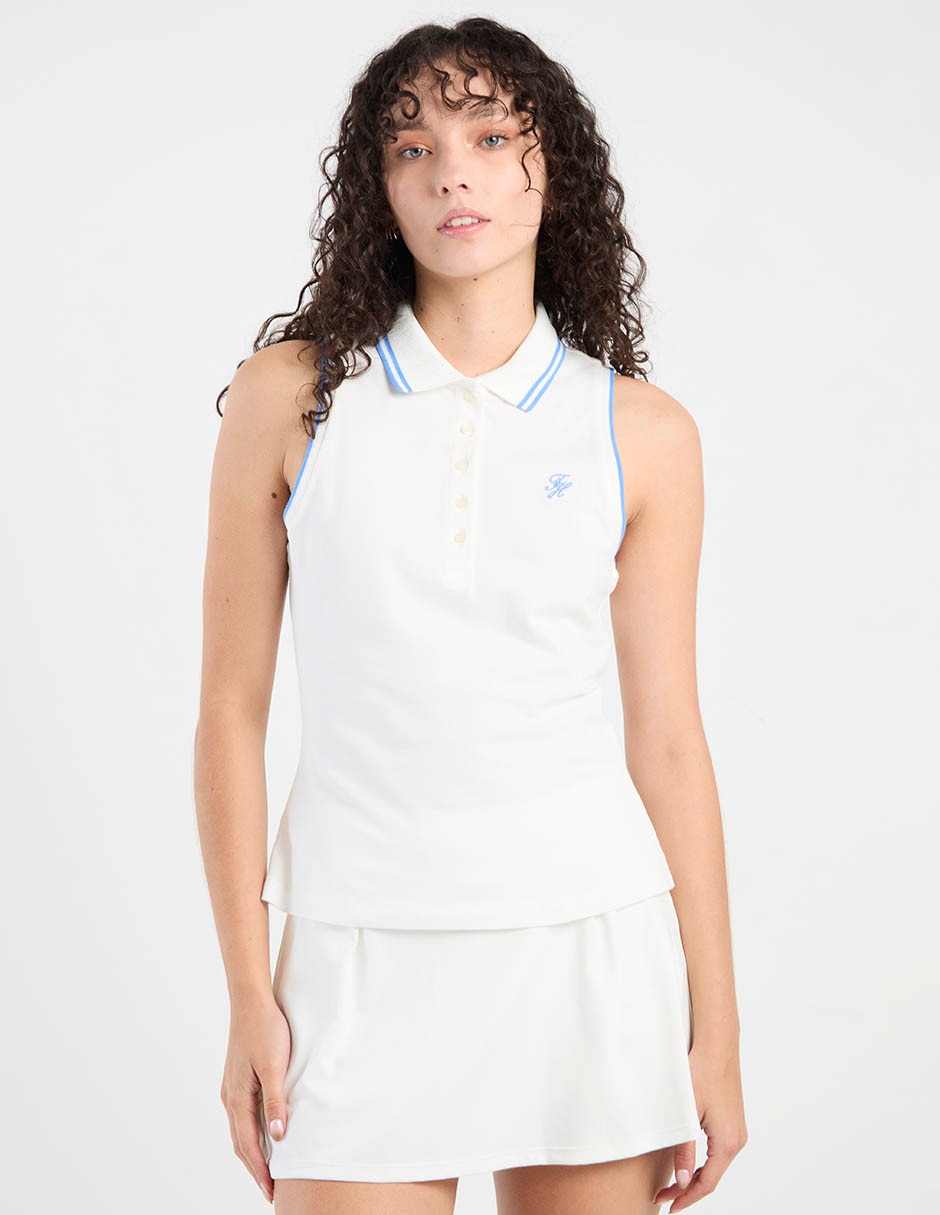 Playera tipo polo para mujer 1