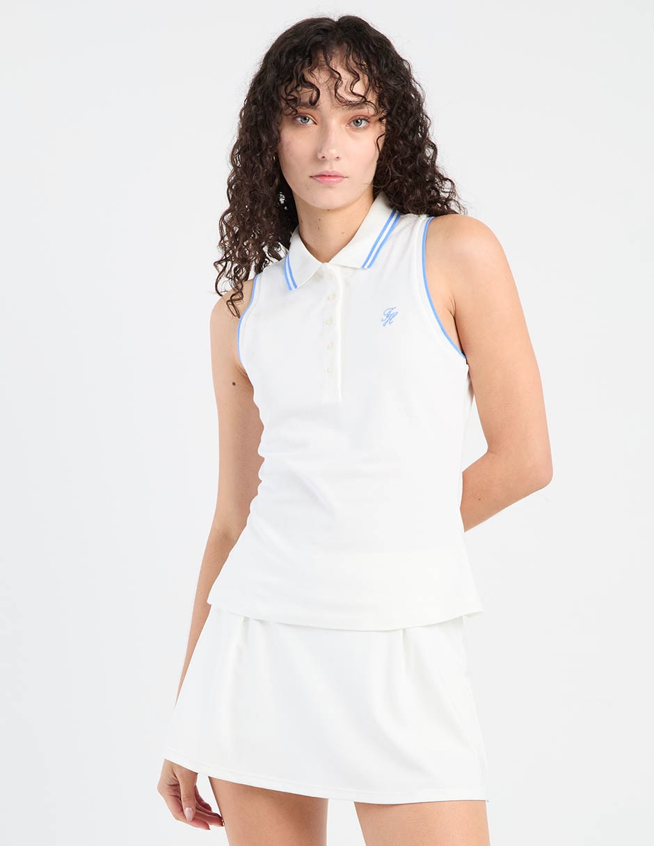 Playera tipo polo para mujer 8