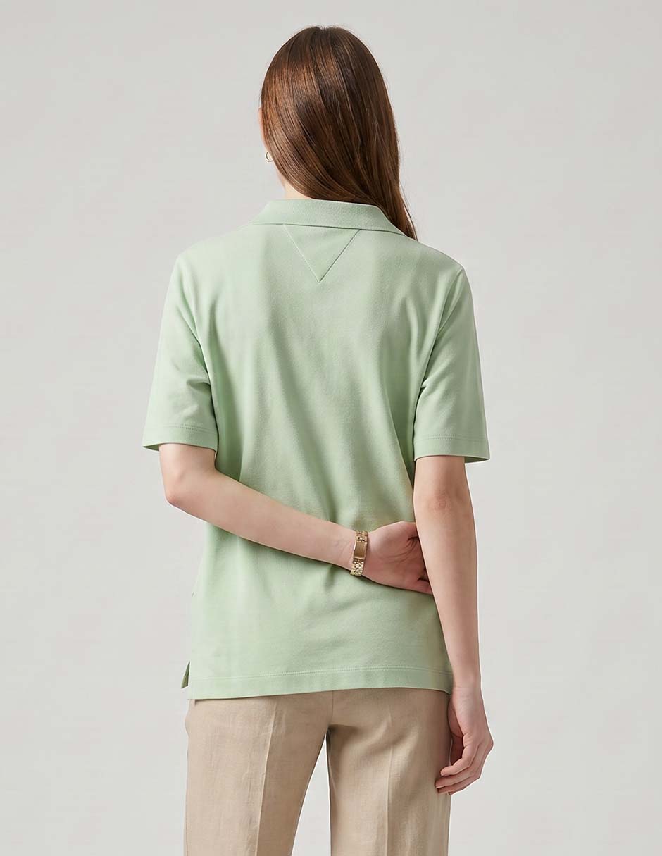Playera tipo polo para mujer 4