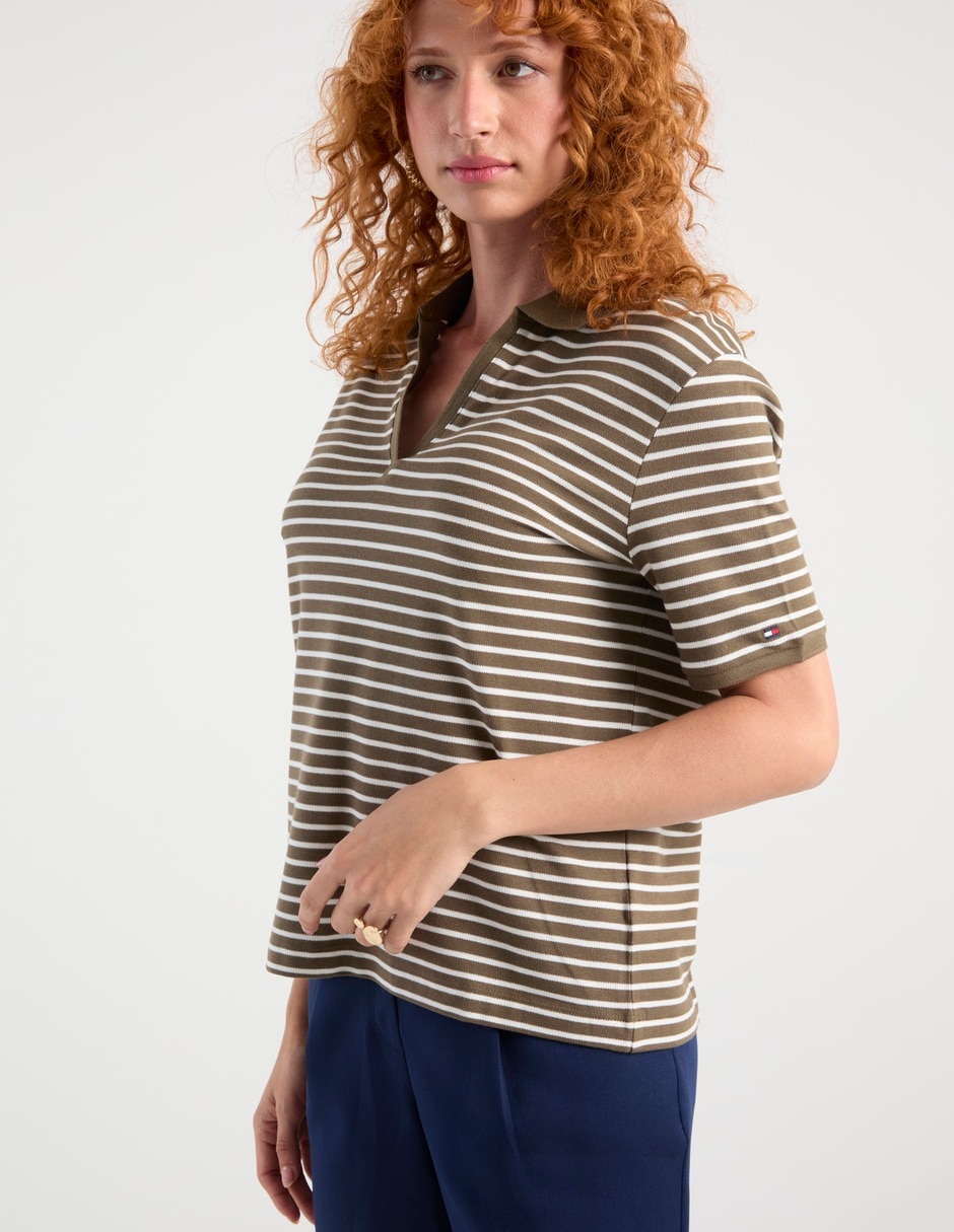 Playera tipo polo para mujer 1