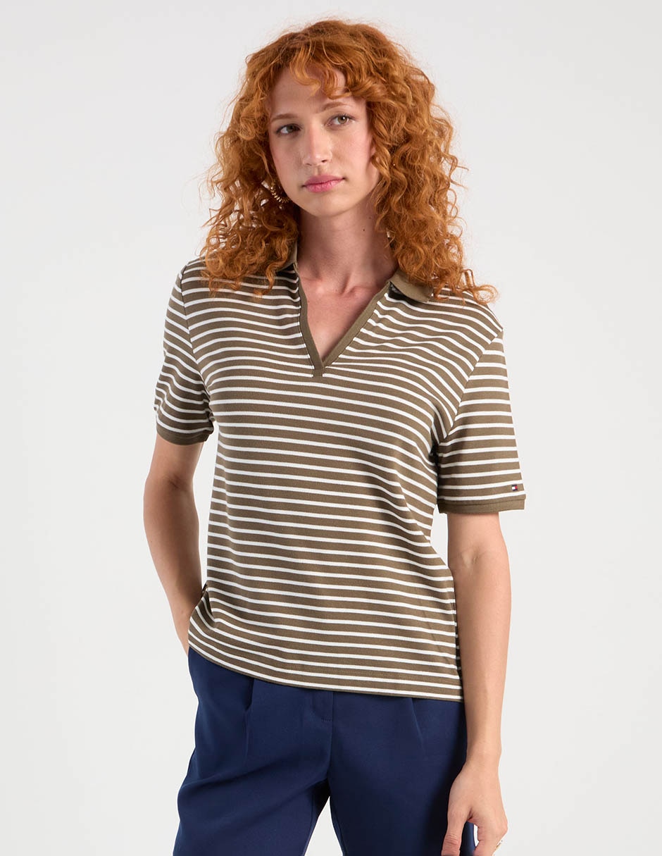 Playera tipo polo para mujer 7