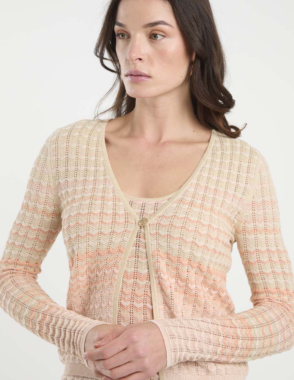 Suéter cuello V para mujer 10