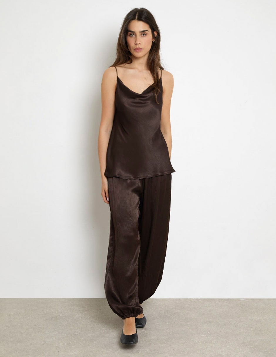 Pantalón relaxed relajado para mujer 4
