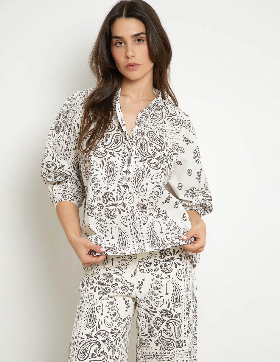 Blusa manga 3/4 para mujer 3