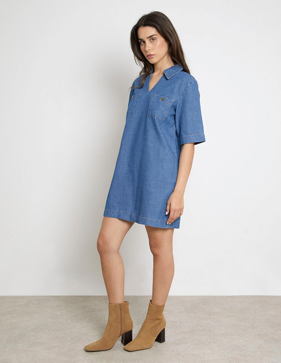 Vestido corto casual para mujer 4
