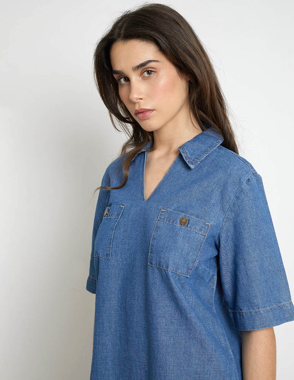 Vestido corto casual para mujer 5