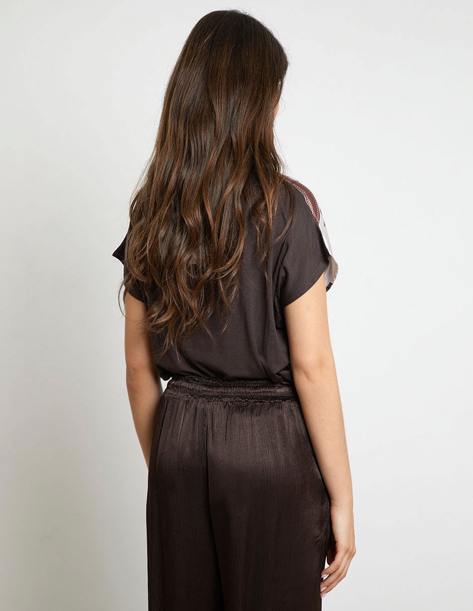 Blusa manga corta para mujer 2