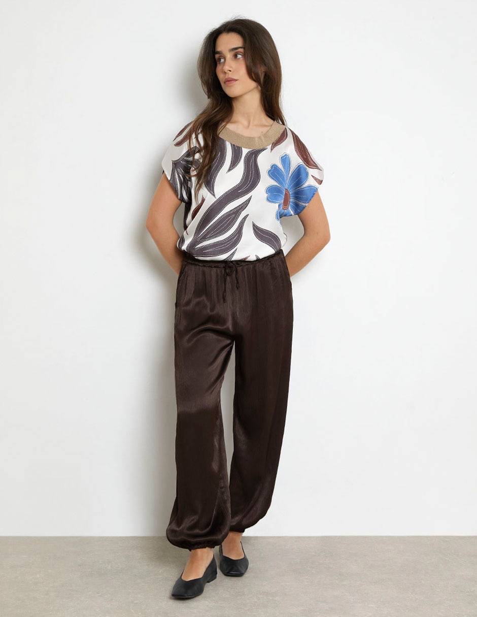Blusa manga corta para mujer 3