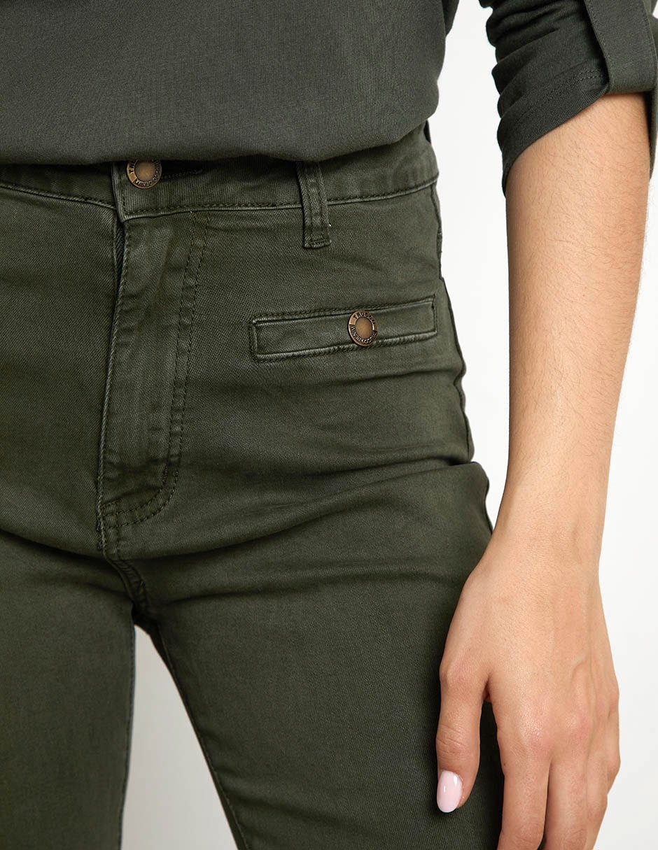 Jeans flare slim para mujer 5