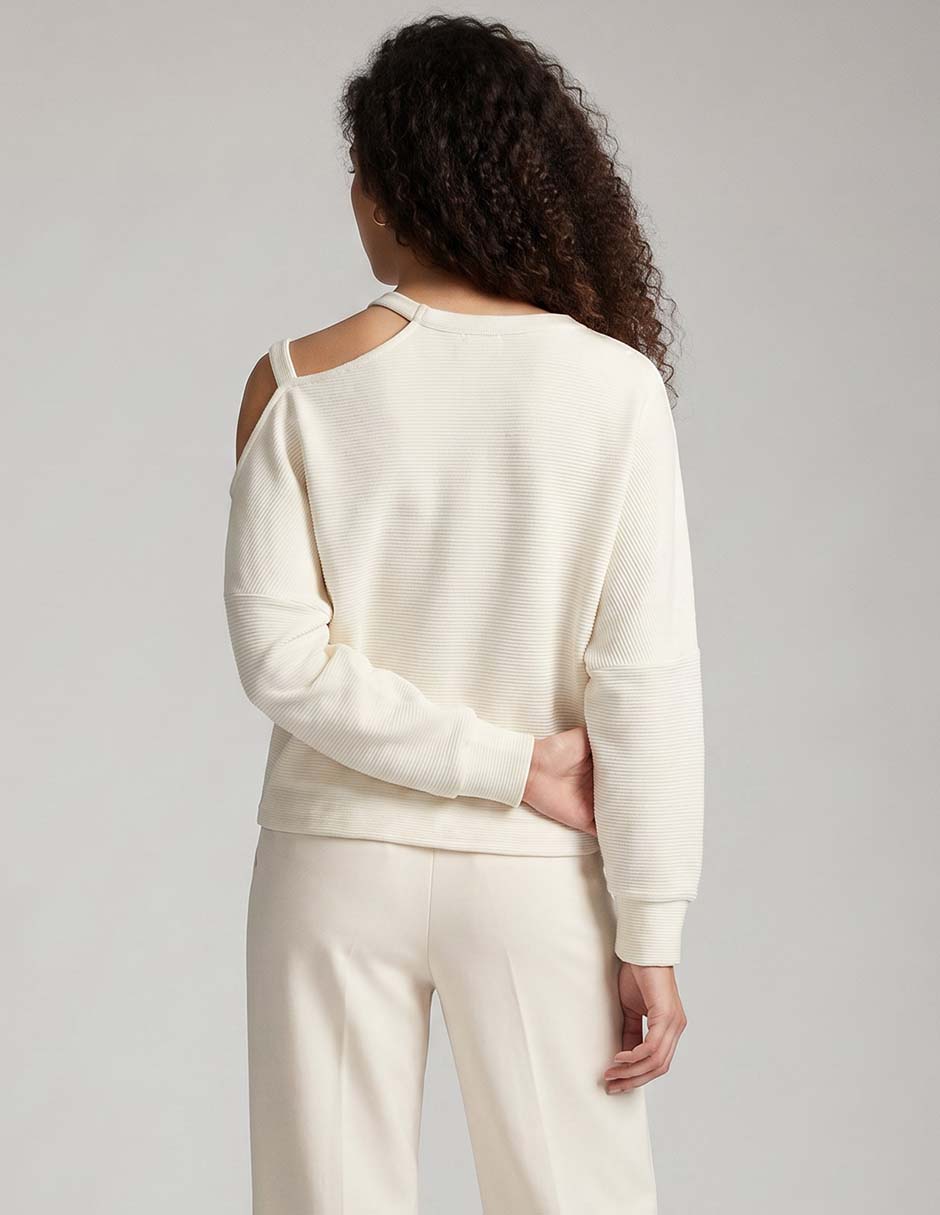 Suéter cuello redondo para mujer 2