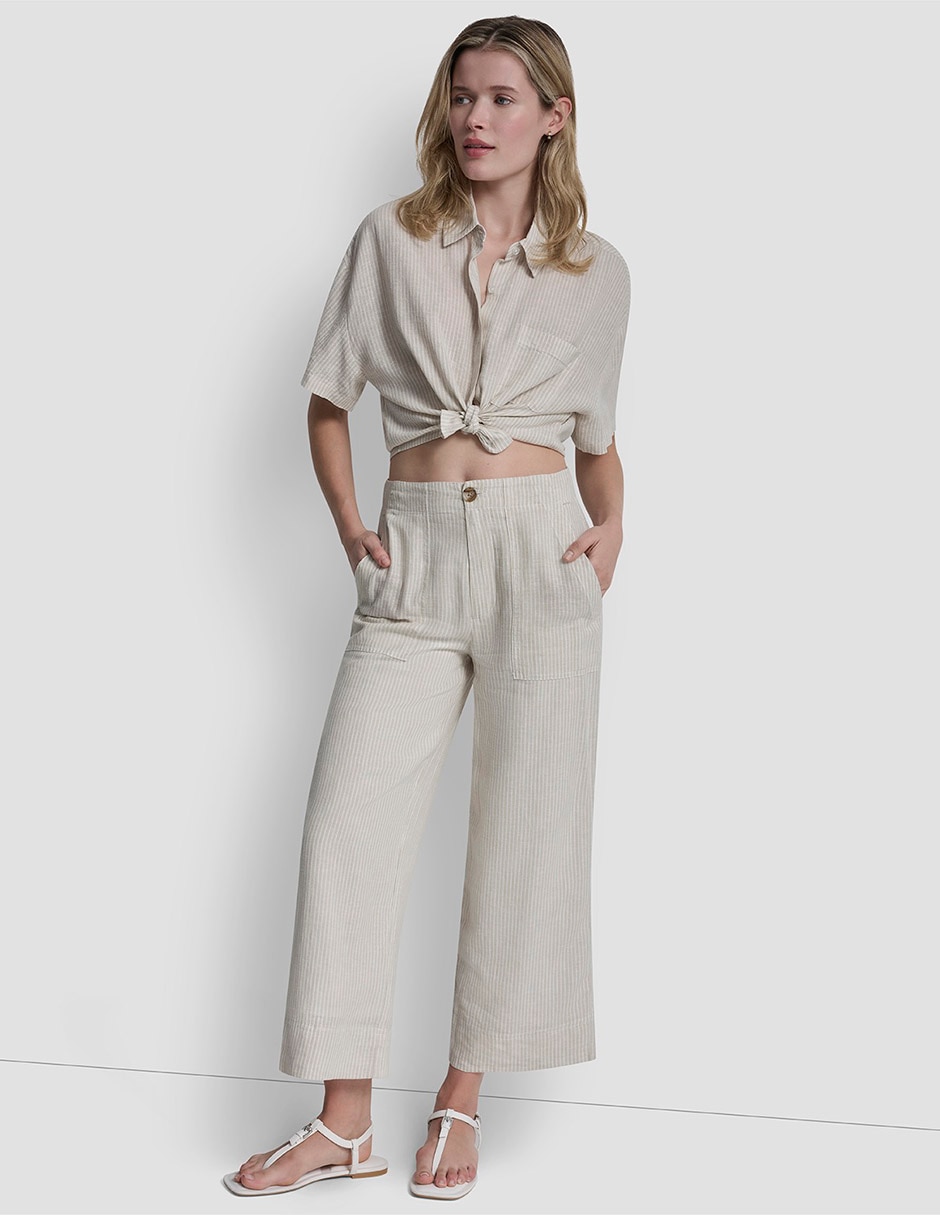 Pantalón Dkny Jeans wide leg para mujer