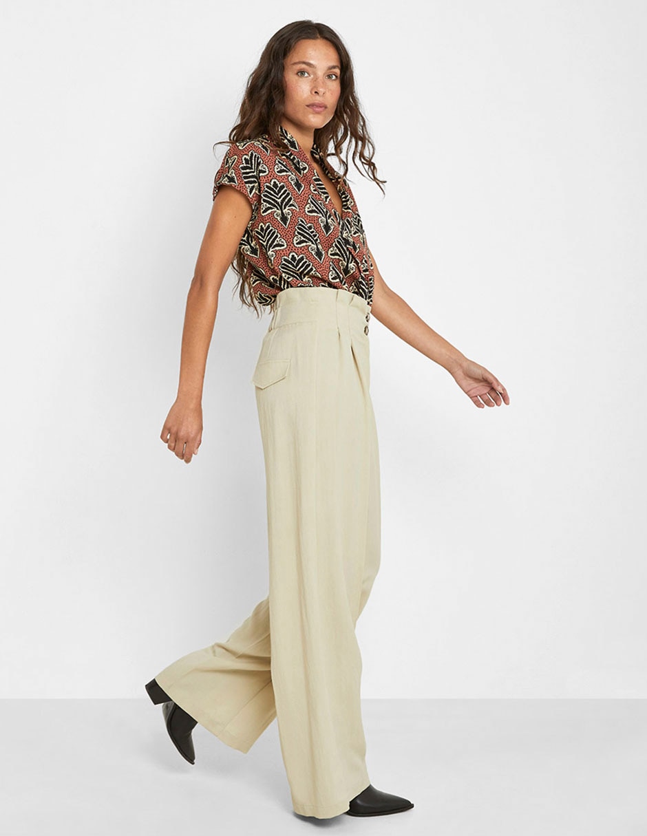 Pantalón amplio para mujer 3