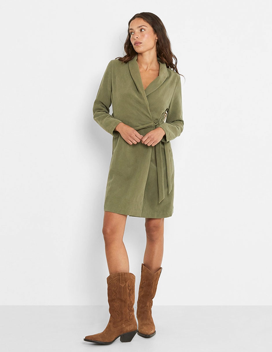 Vestido a la rodilla formal para mujer 4