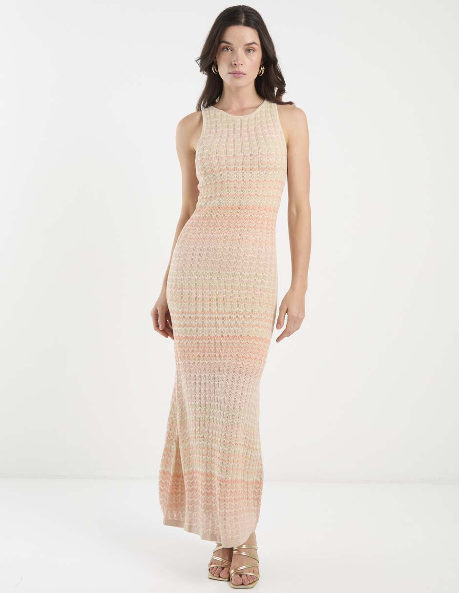 Vestido largo casual Guess para mujer
