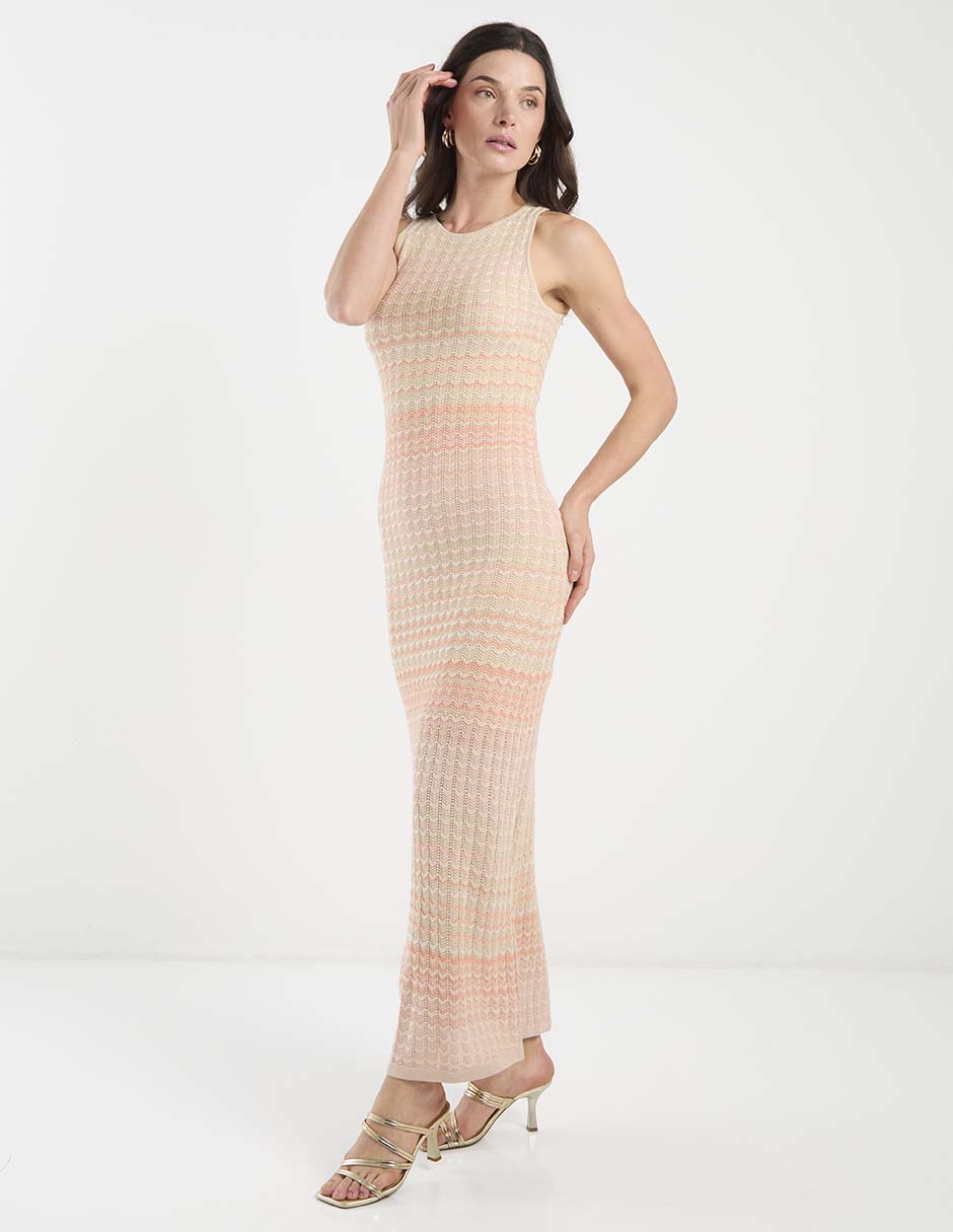 Vestido largo casual Guess para mujer