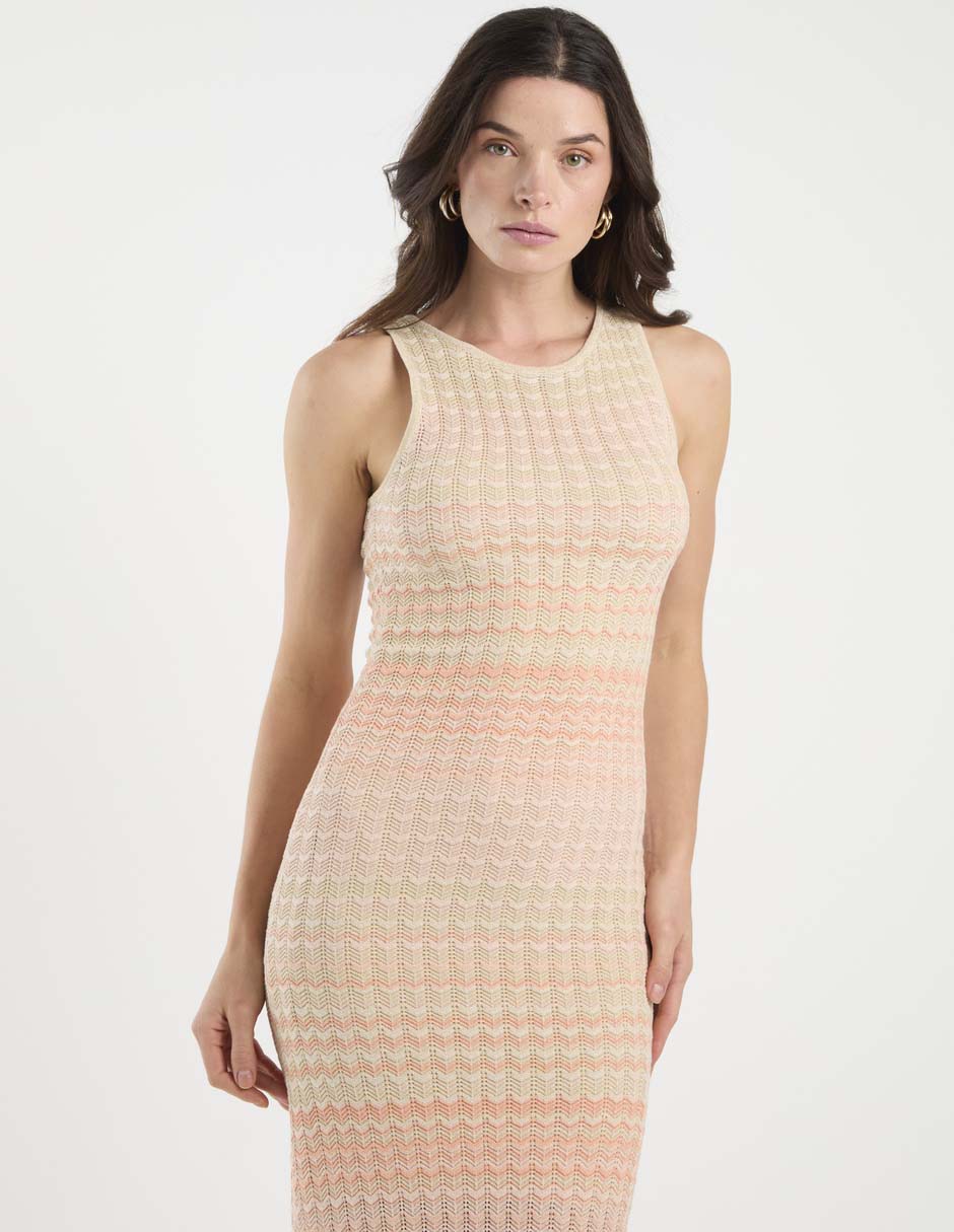 Vestido largo casual Guess para mujer
