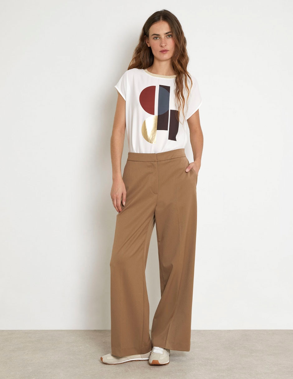 Pantalón relaxed amplio para mujer 2