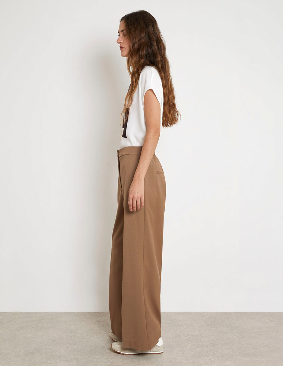 Pantalón relaxed amplio para mujer 4