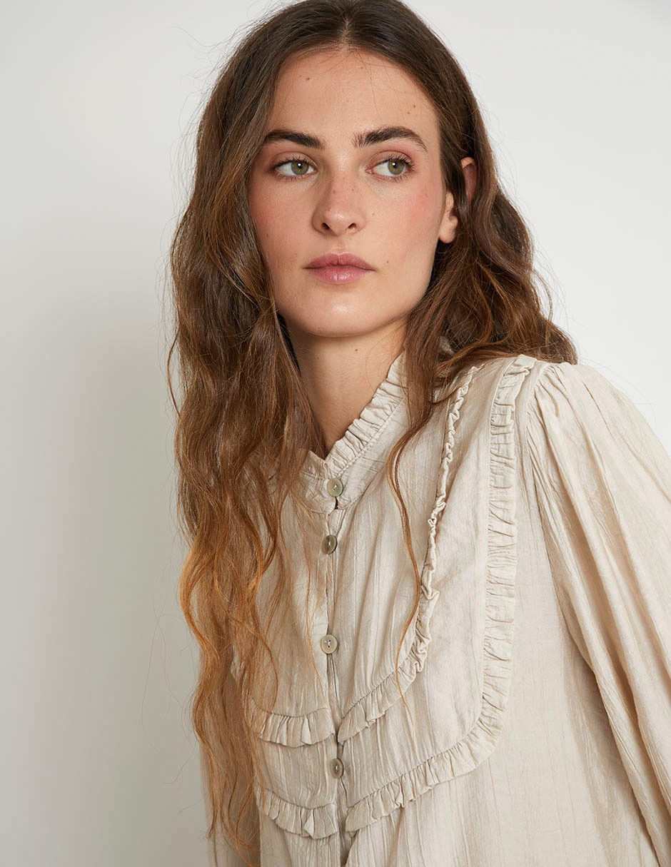 Blusa manga larga para mujer 6