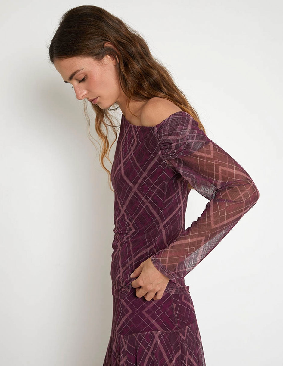 Blusa manga larga para mujer 4