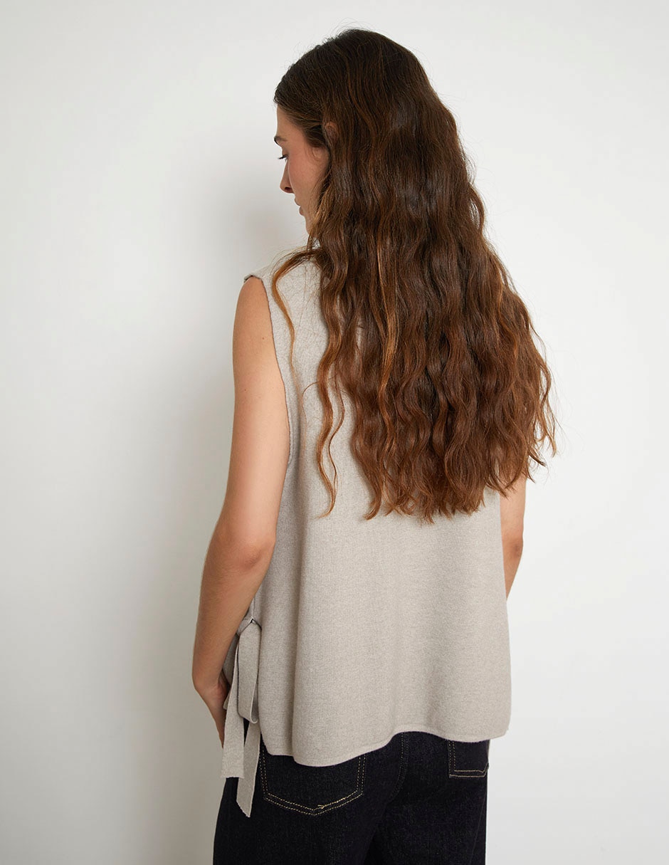 Blusa sin manga para mujer 2