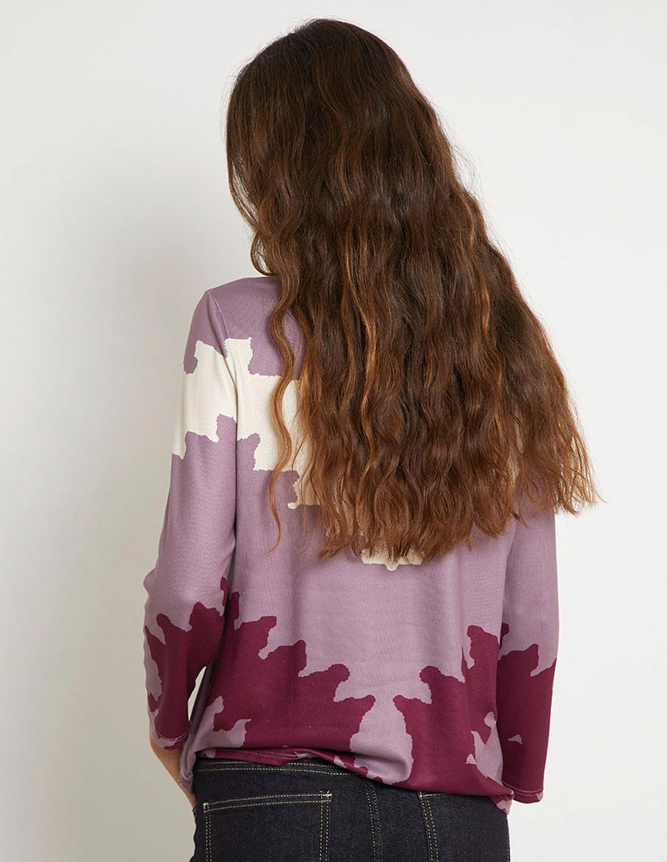 Suéter cuello redondo para mujer 2