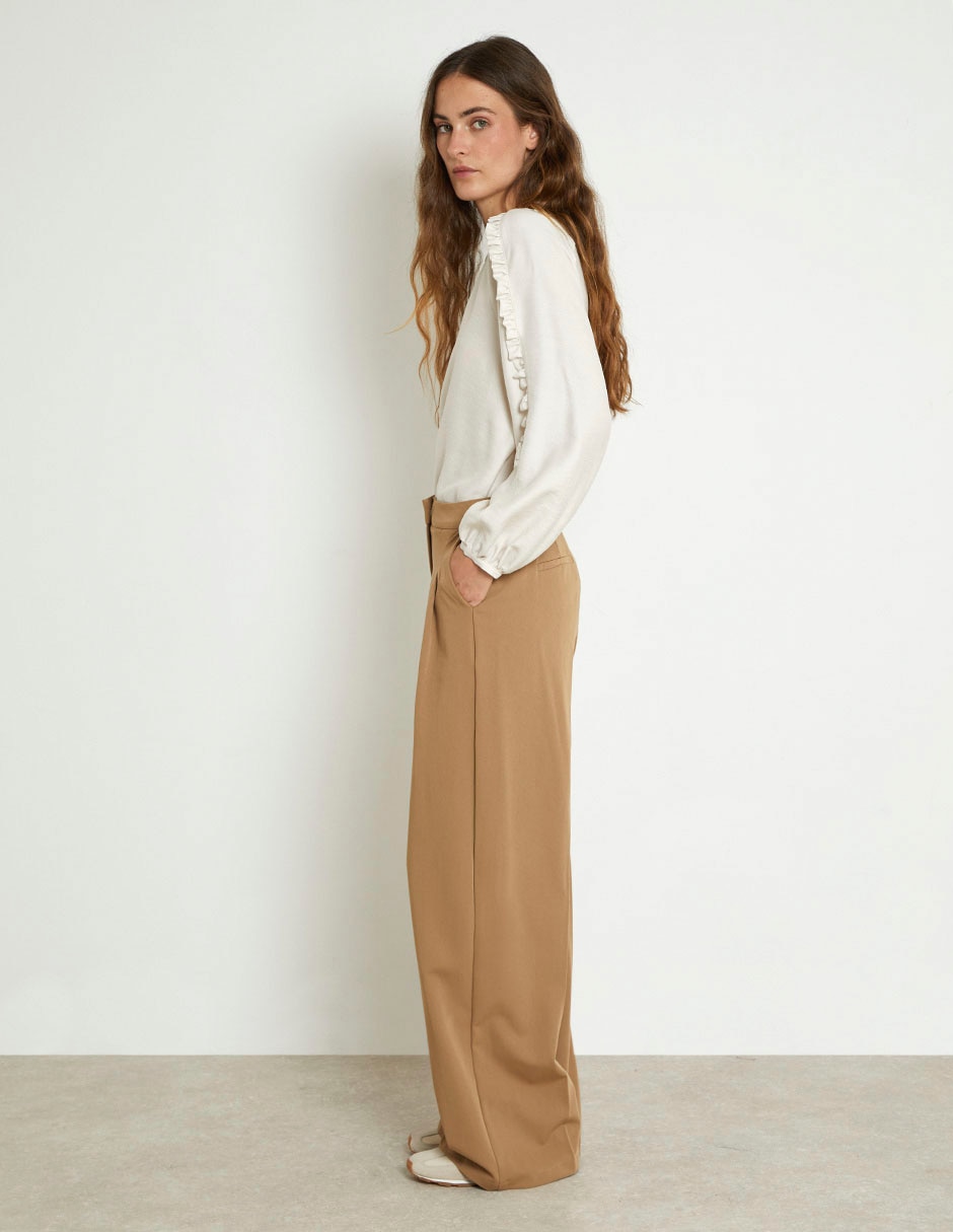 Pantalón relaxed wide leg para mujer 3