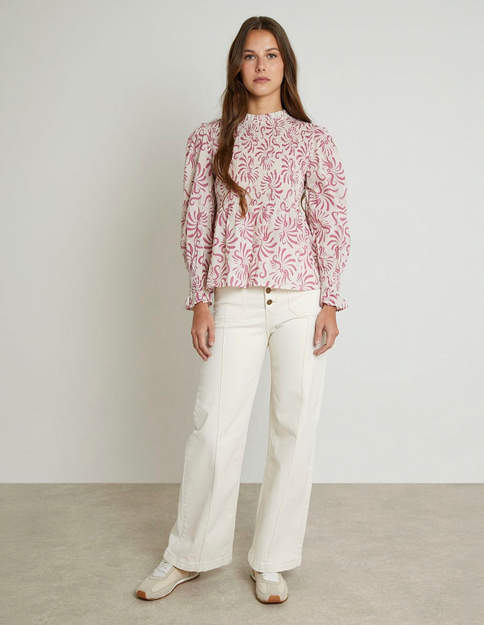 Blusa manga larga para mujer 3