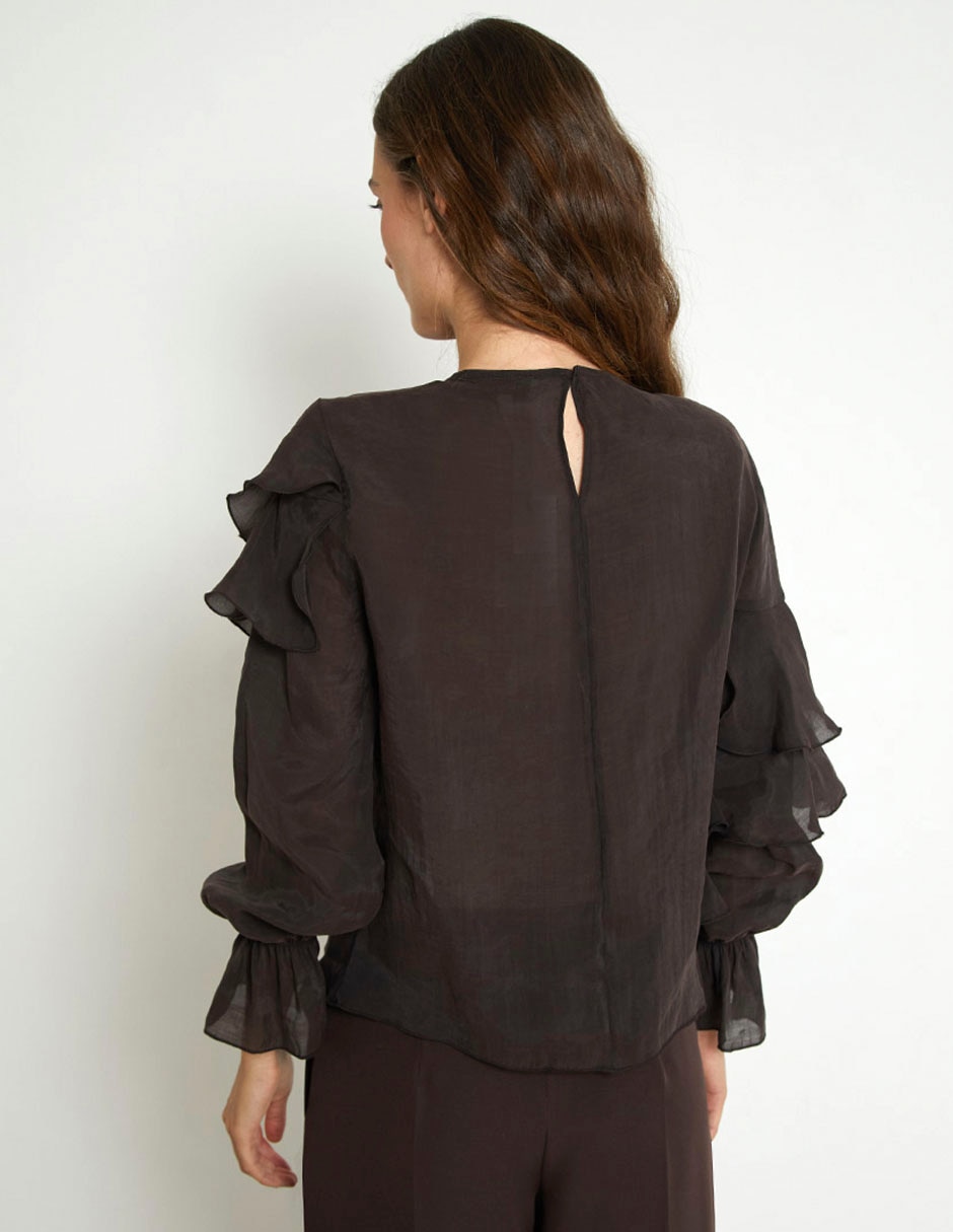 Blusa manga larga para mujer 2