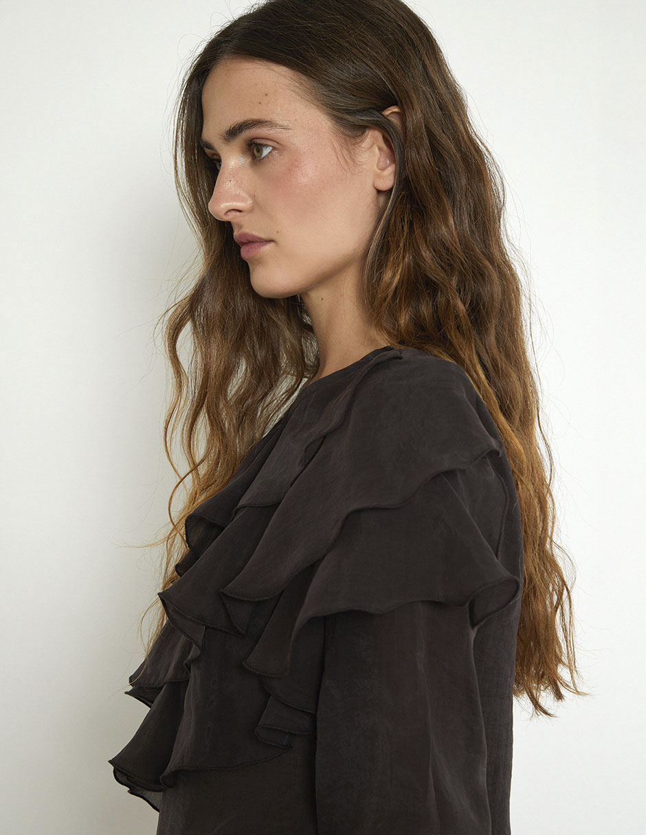 Blusa manga larga para mujer 6