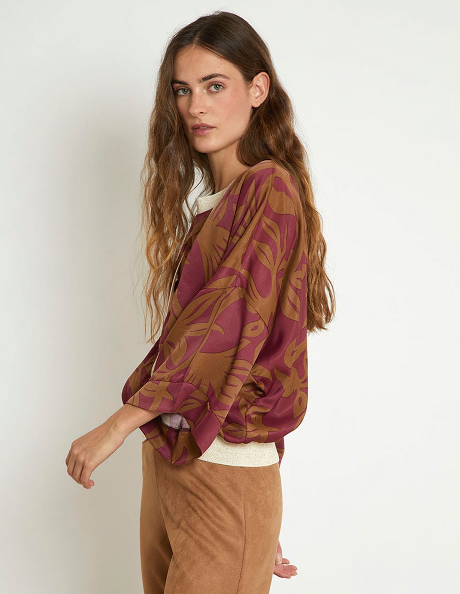 Suéter cuello V para mujer 5