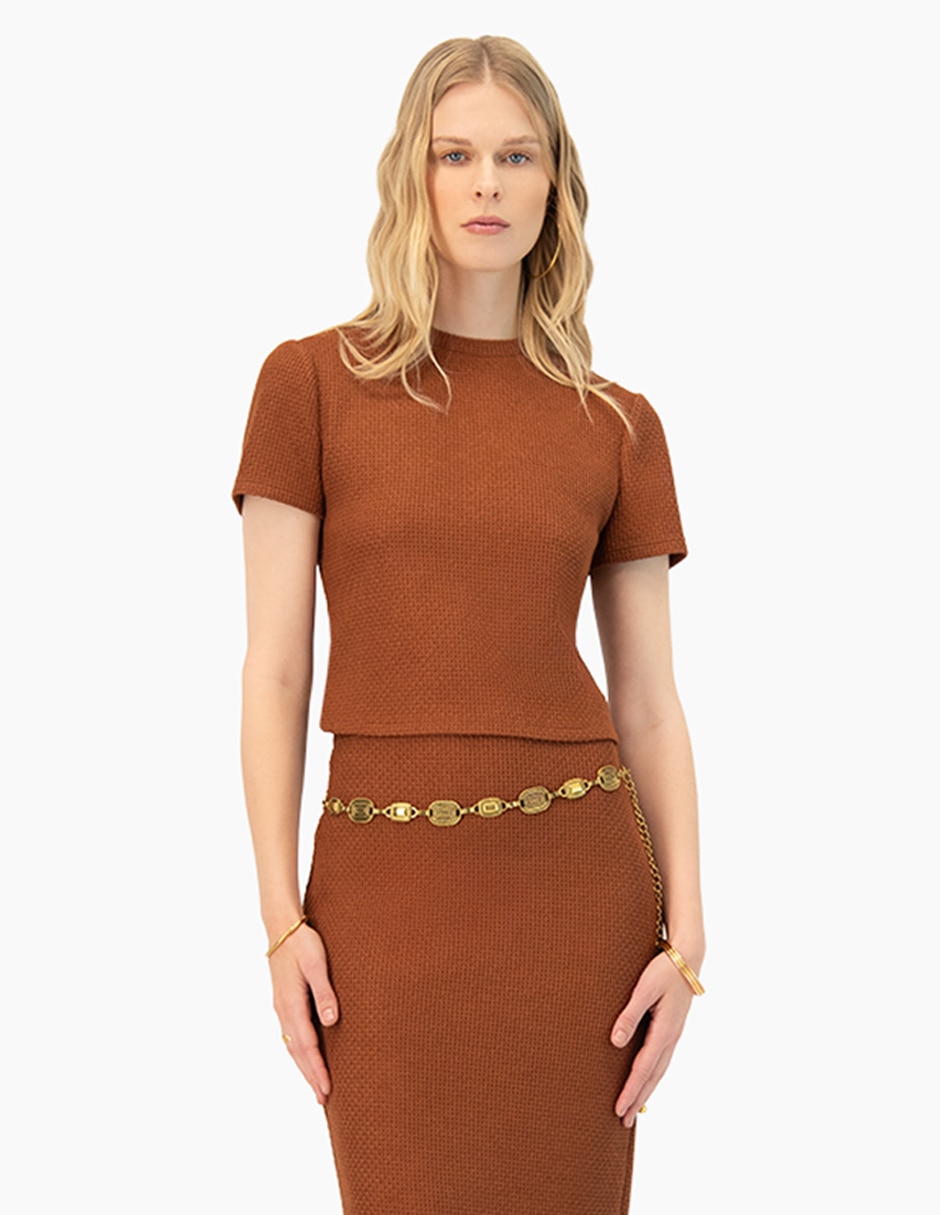 Blusa manga corta para mujer 1