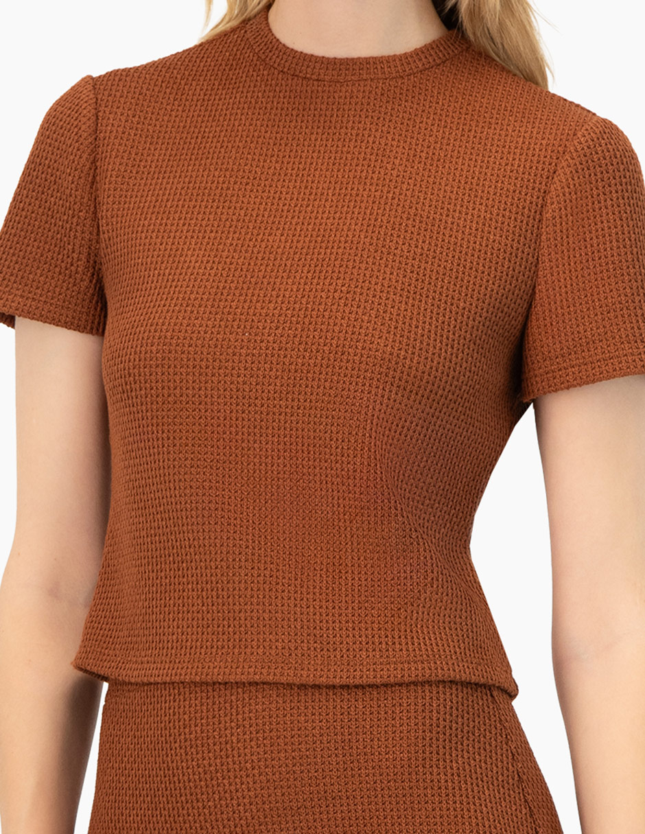 Blusa manga corta para mujer 11