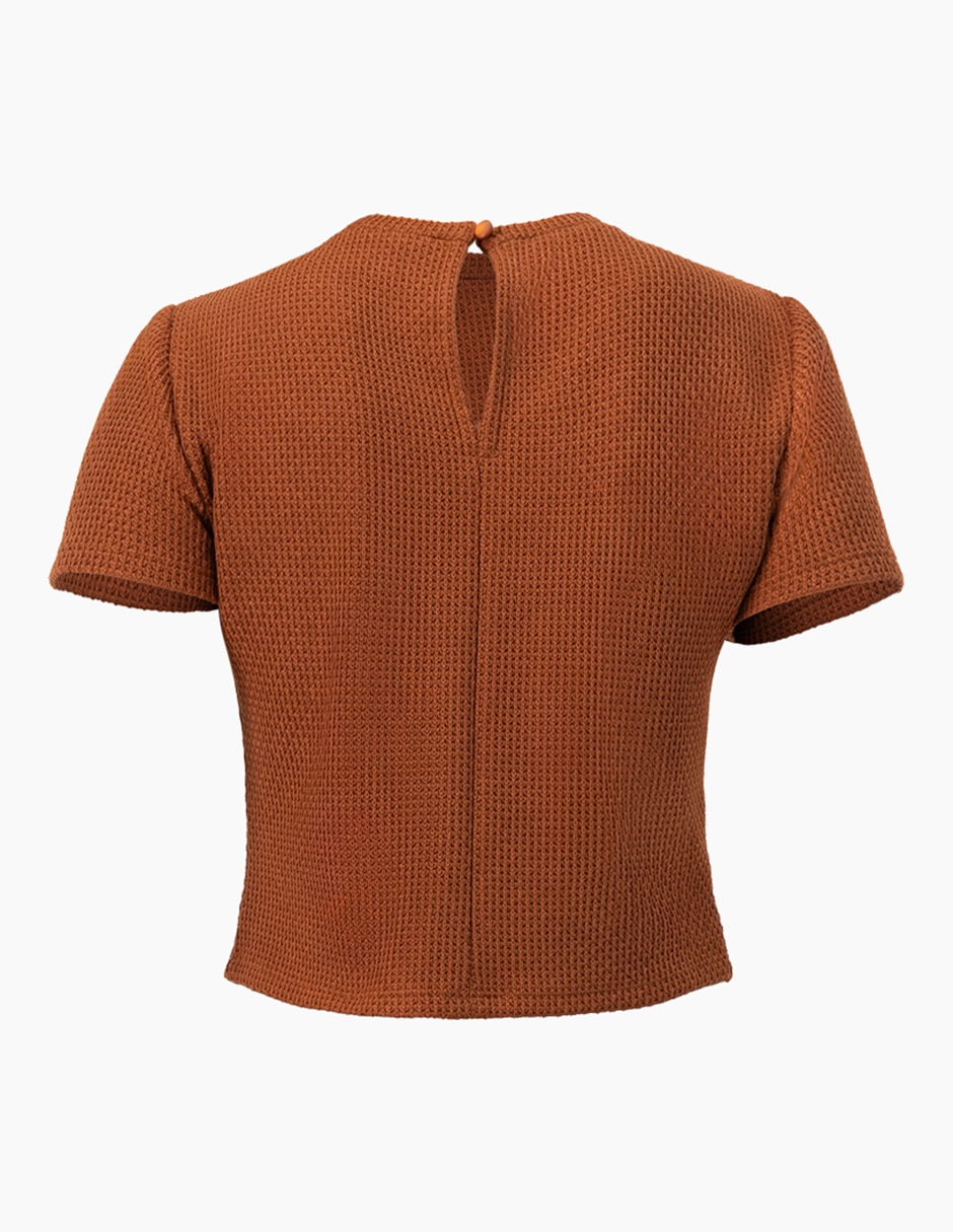 Blusa manga corta para mujer 13