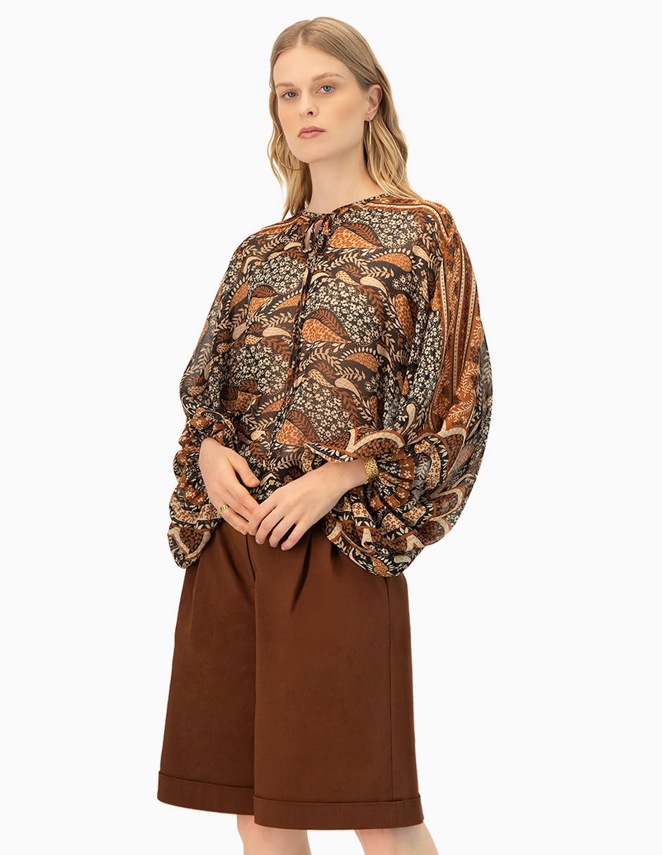 Blusa manga larga para mujer 5