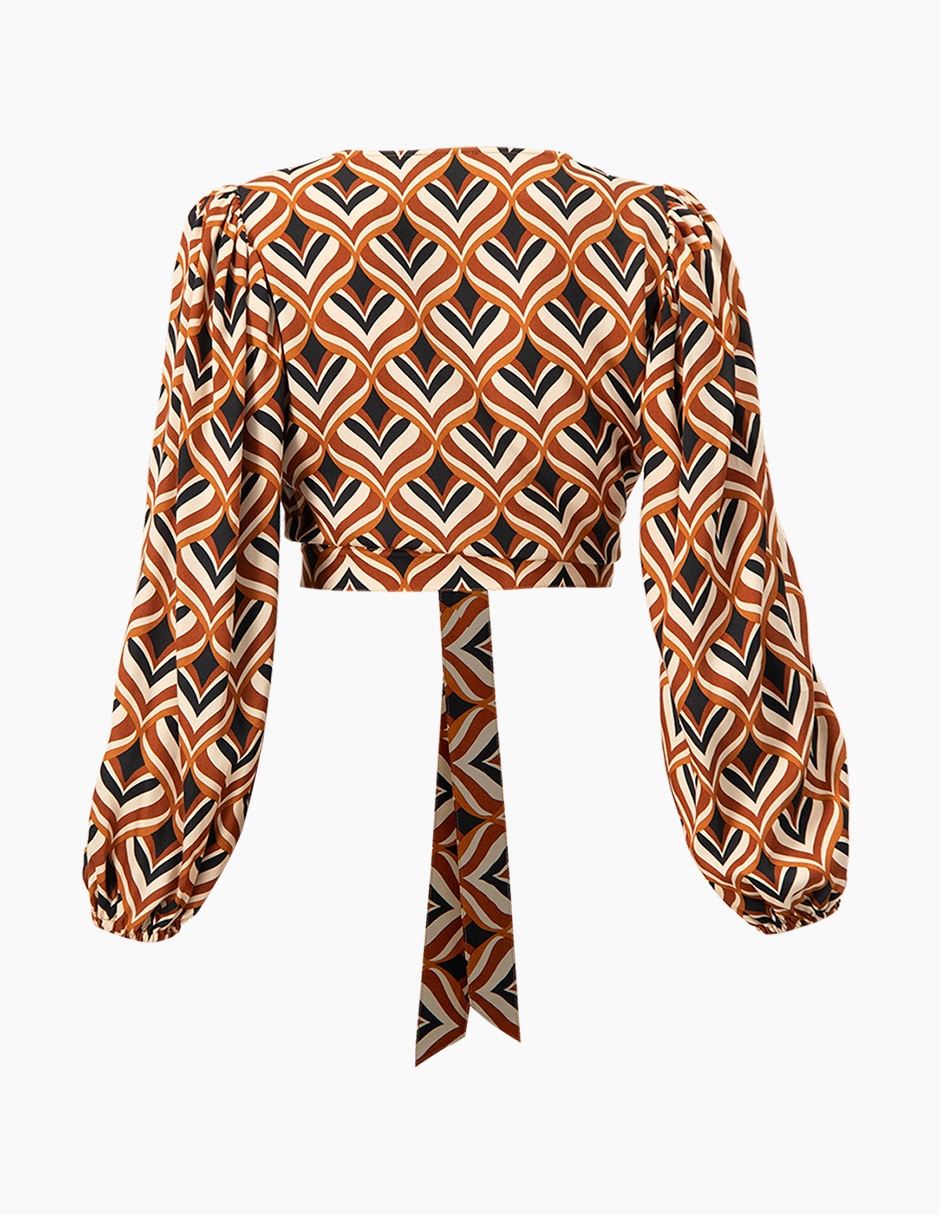 Blusa Ivonne manga larga para mujer