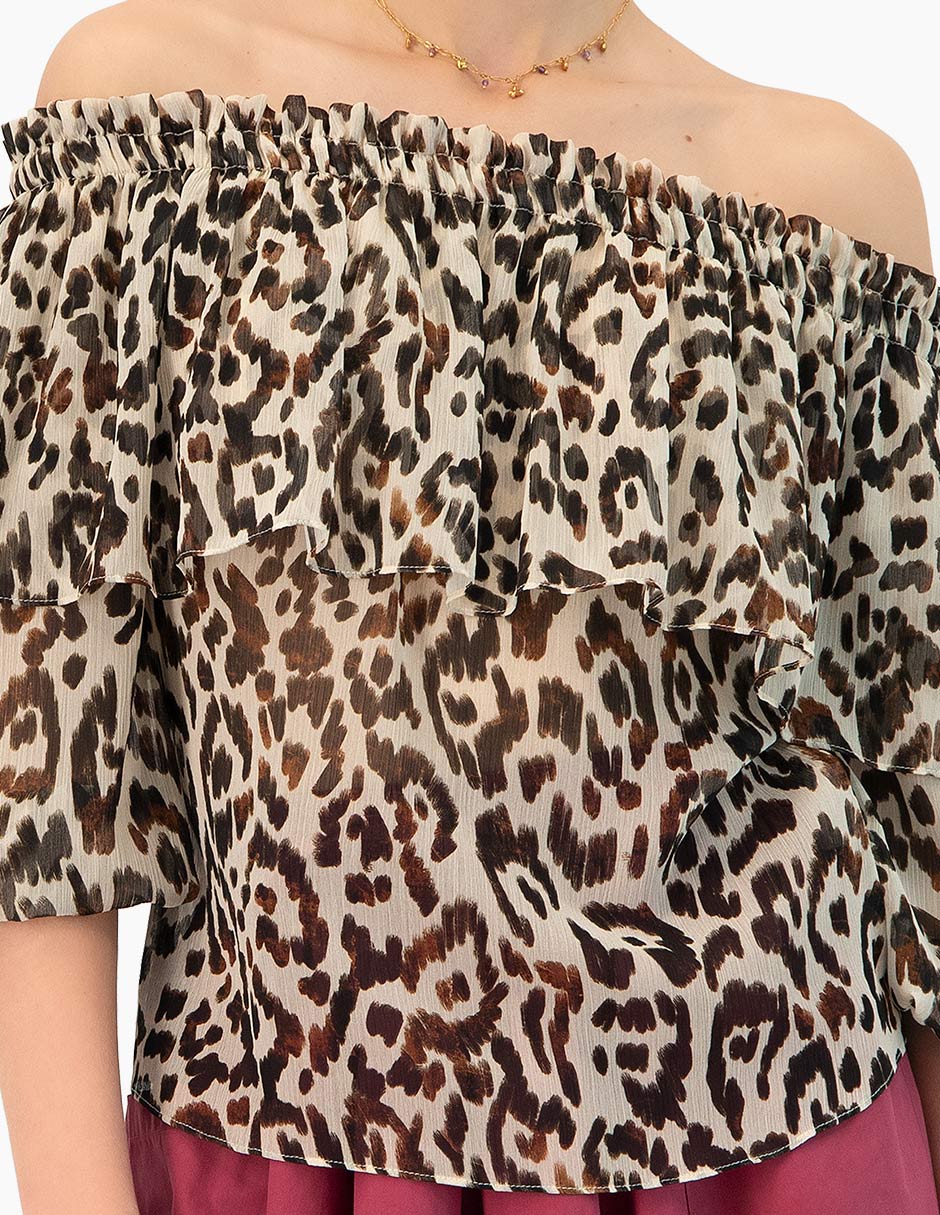 Blusa manga 3/4 para mujer 11