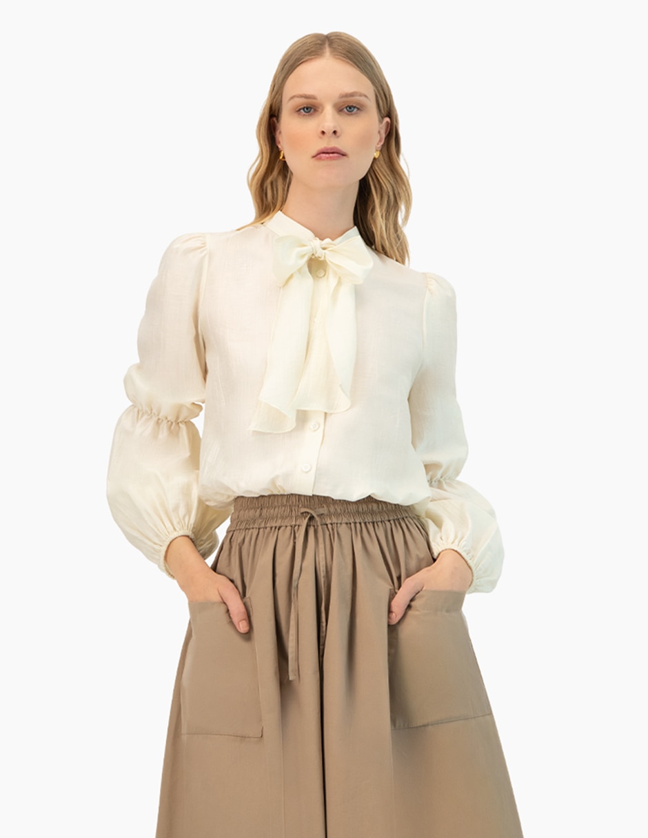 Blusa manga larga para mujer 1