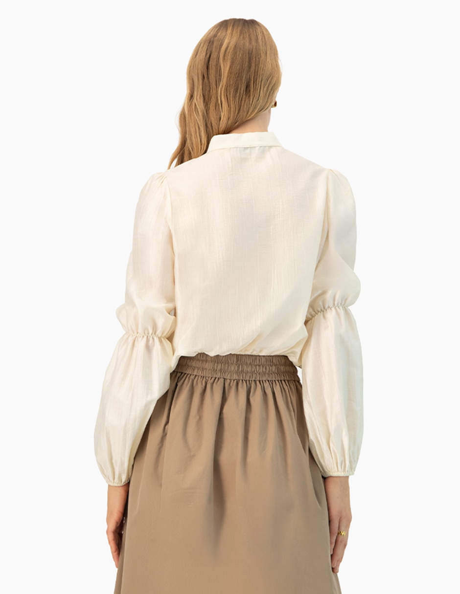 Blusa manga larga para mujer 8