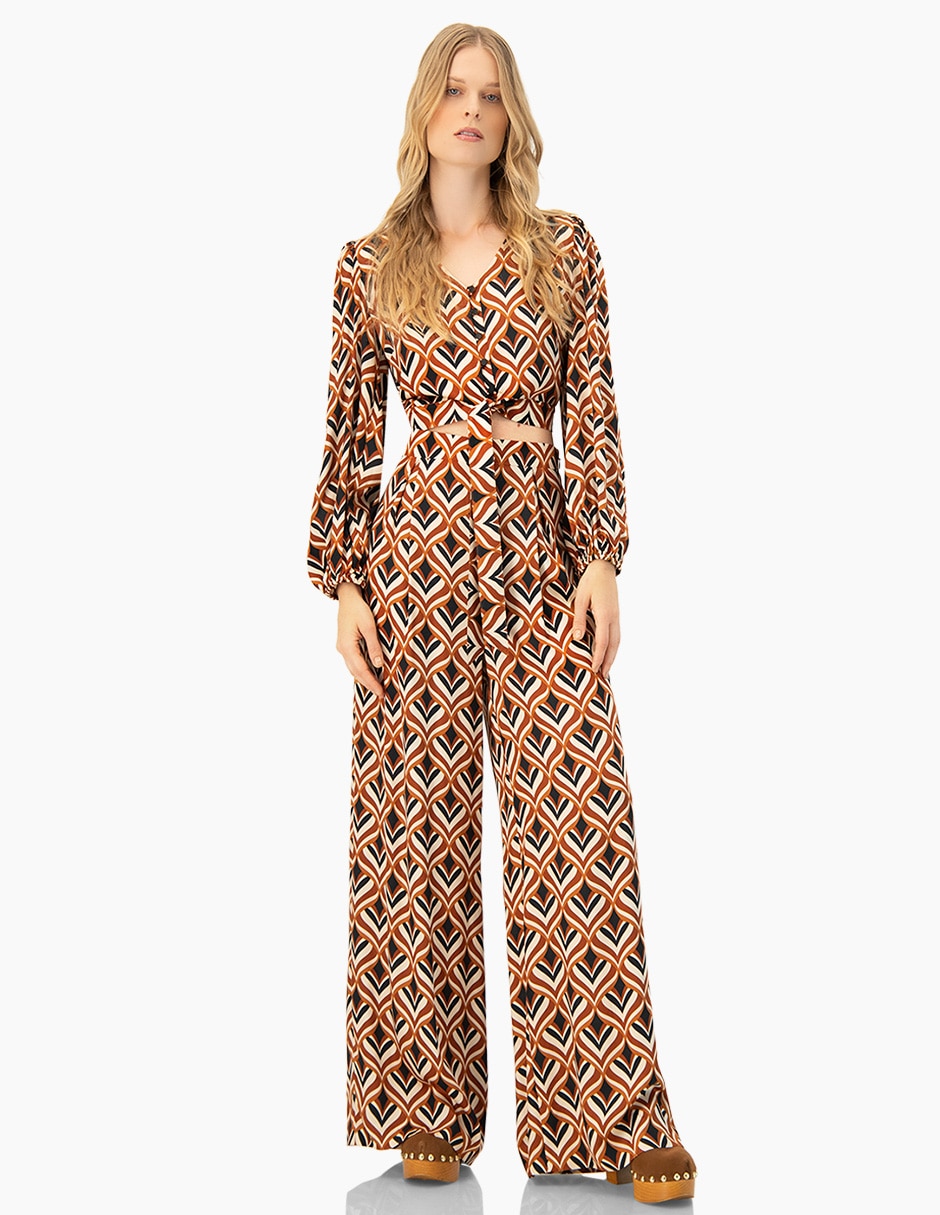 Pantalón amplio para mujer 4
