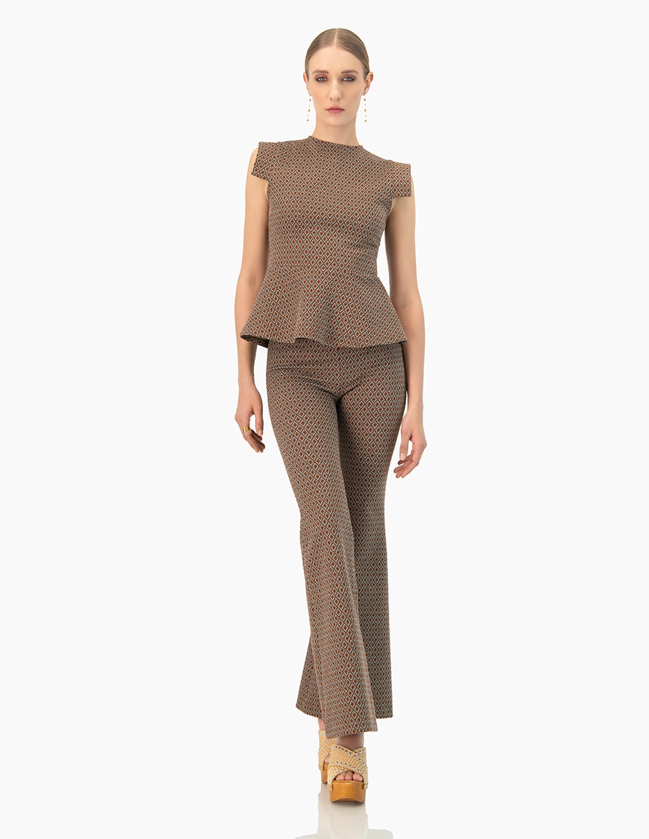 Pantalón acampanado para mujer 4