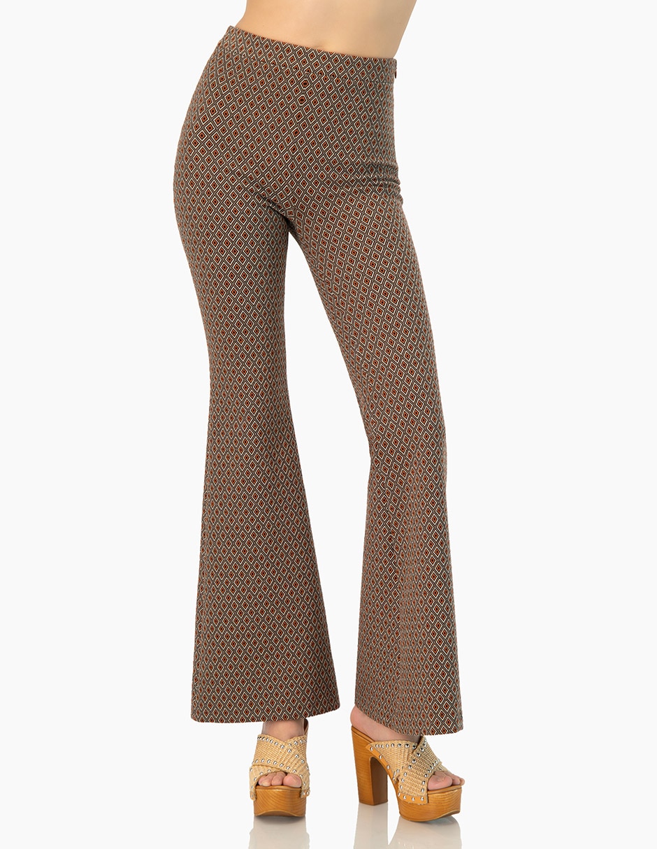 Pantalón acampanado para mujer