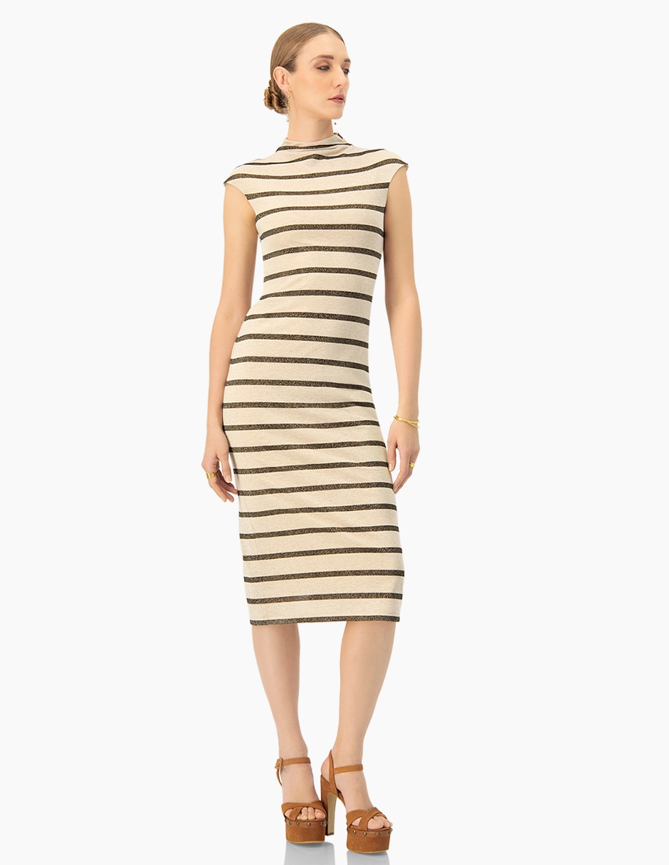 Vestido midi casual para mujer Vestido midi casual para mujer