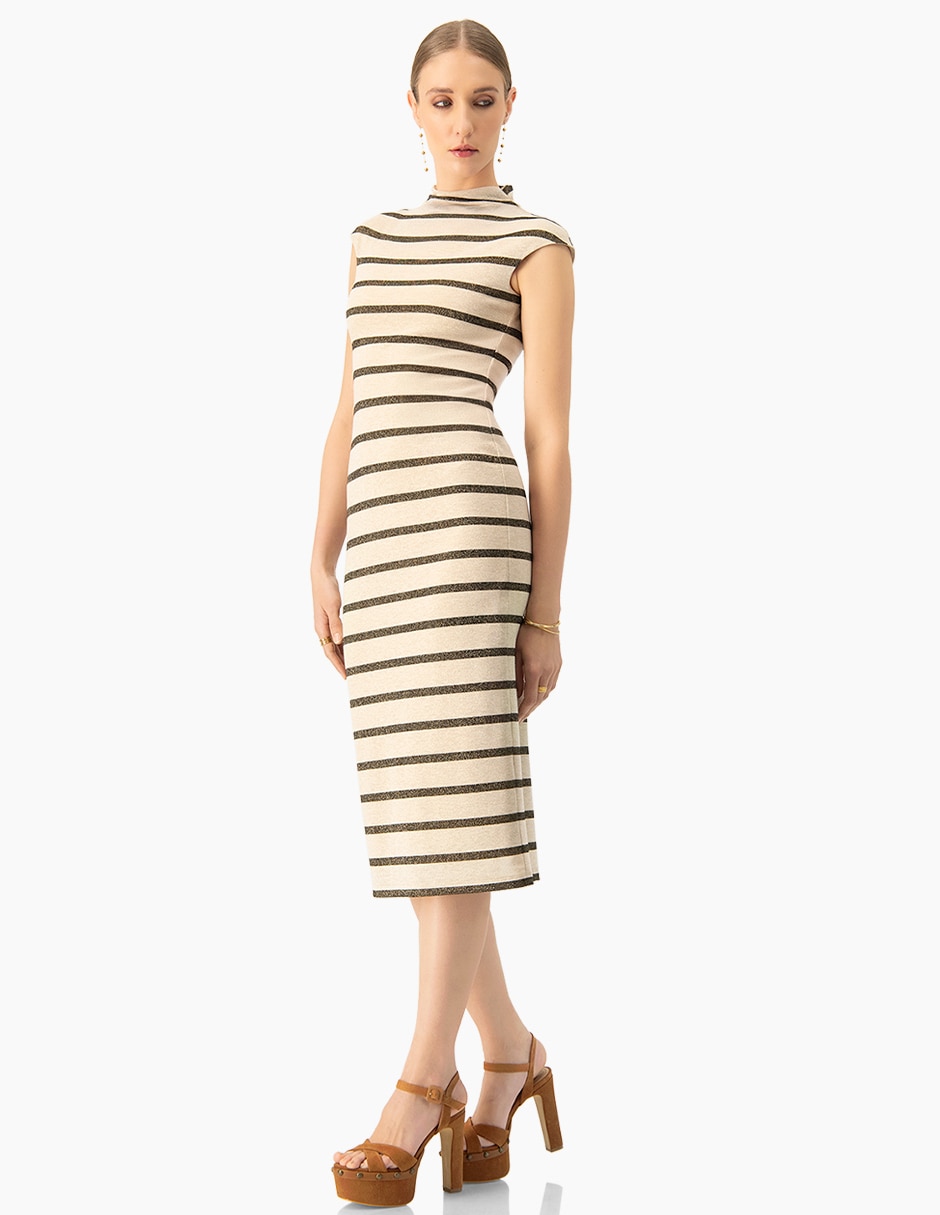 Vestido midi casual para mujer