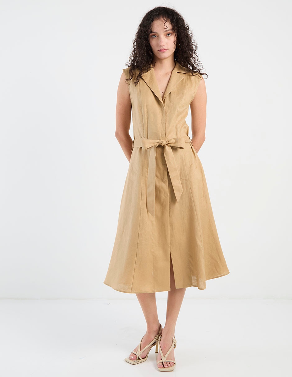 Vestido midi casual para mujer Vestido midi casual para mujer