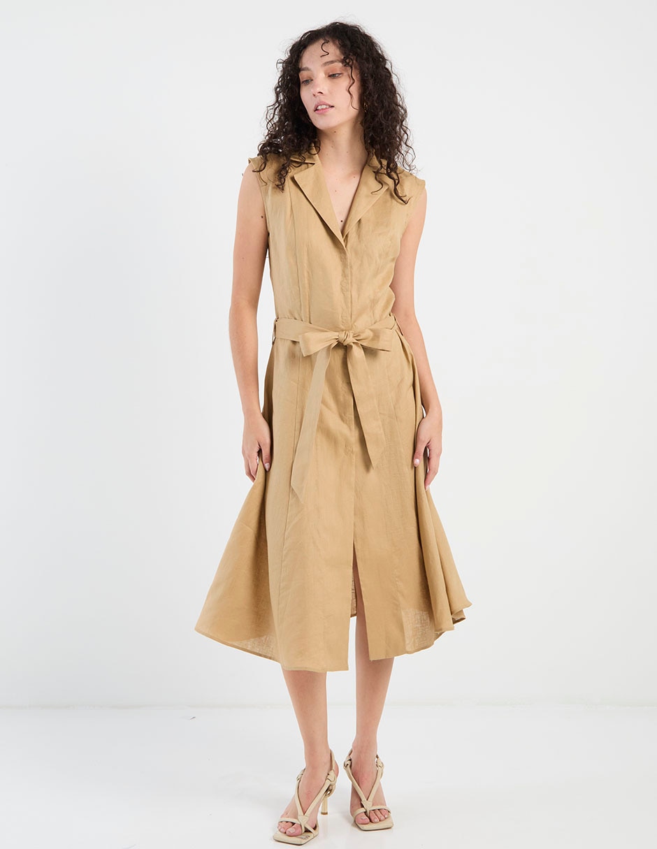 Vestido midi casual para mujer