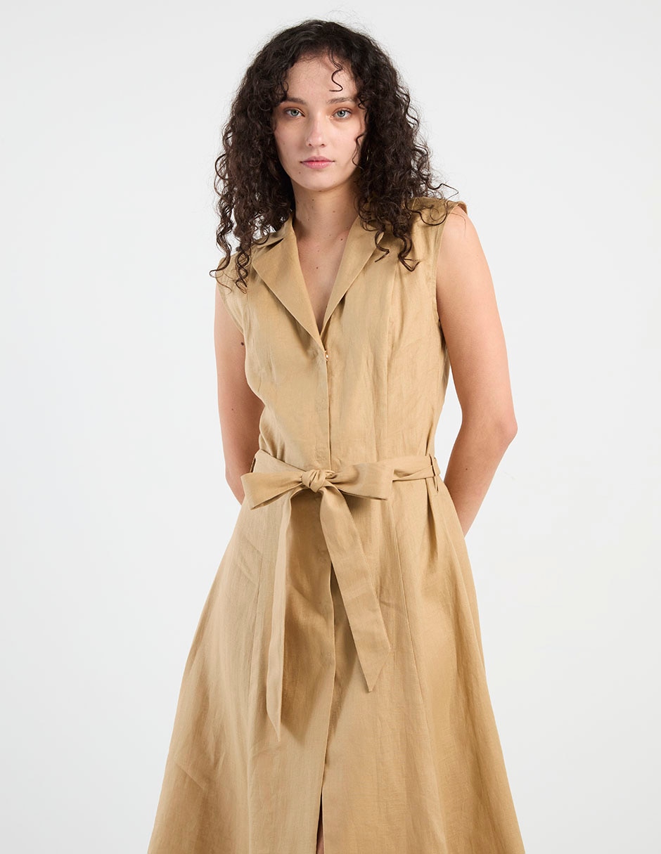 Vestido midi casual para mujer